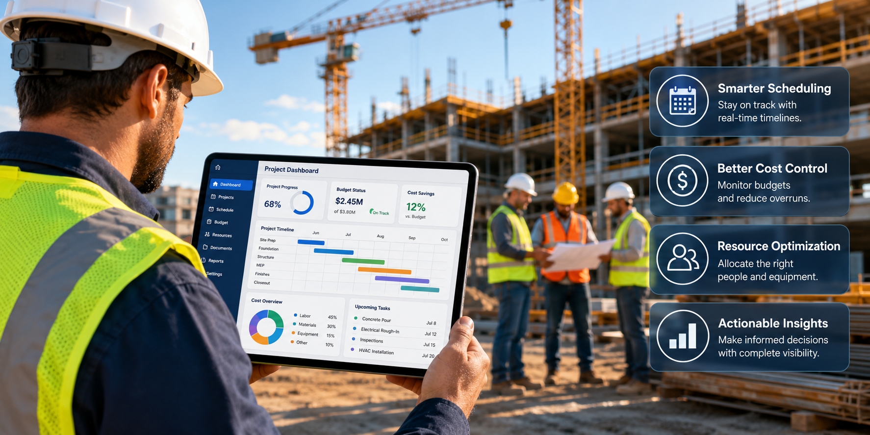 How Custom Software Solutions Improve Scheduling and Cost Control in Construction Projects