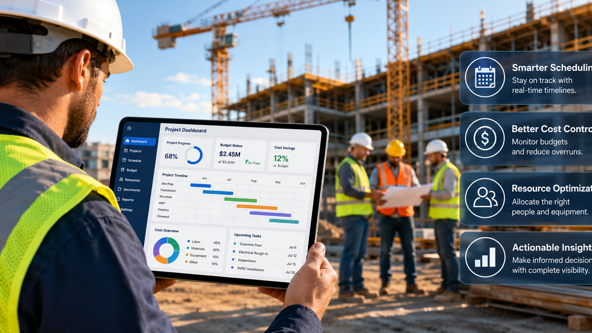 How Custom Software Solutions Improve Scheduling and Cost Control in Construction Projects