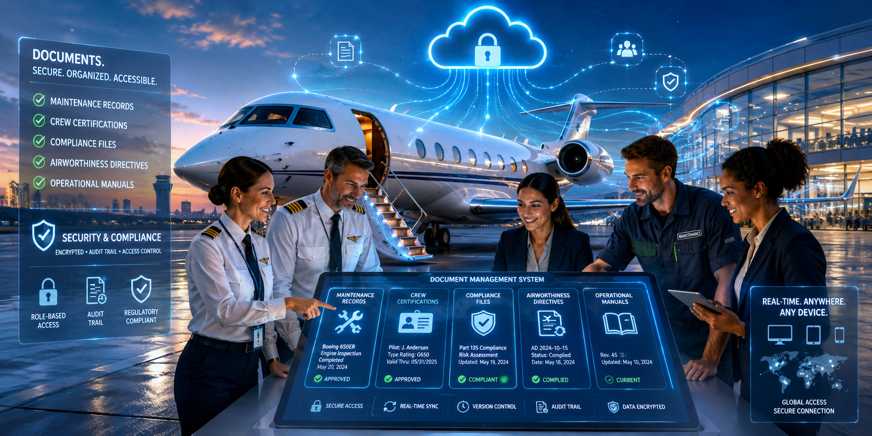 Why Private Aviation Needs Advanced Document Management Systems