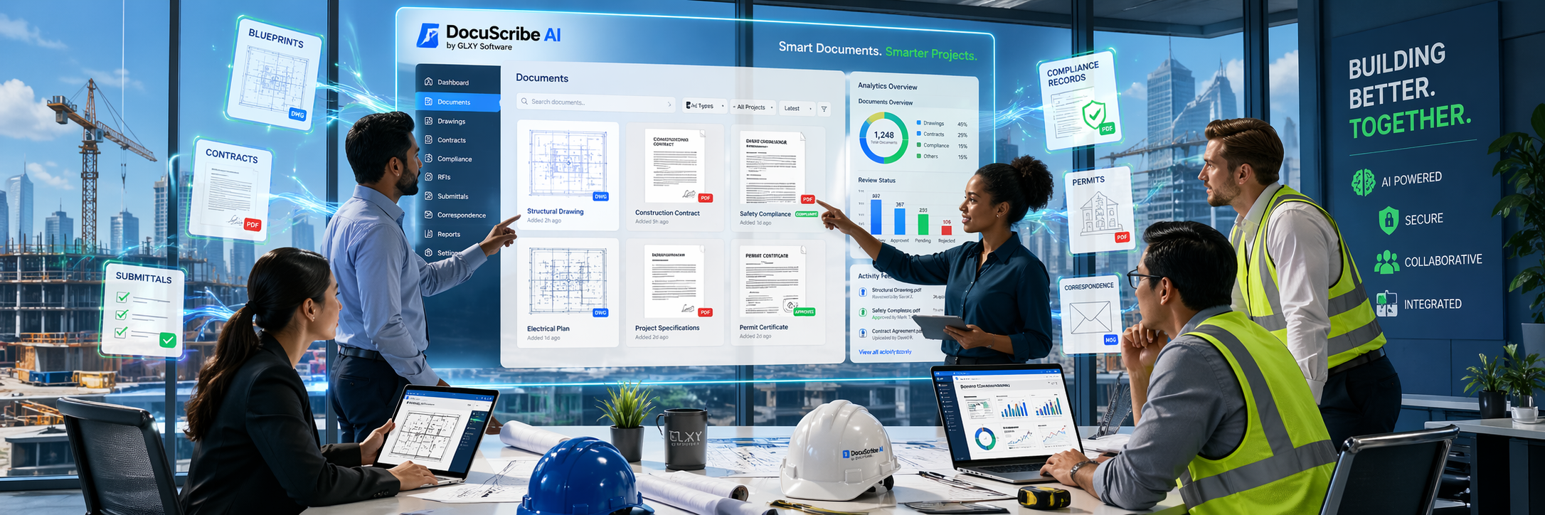 📋DocuScribe AI | Smart Document Cloud Management by GLXY Software
