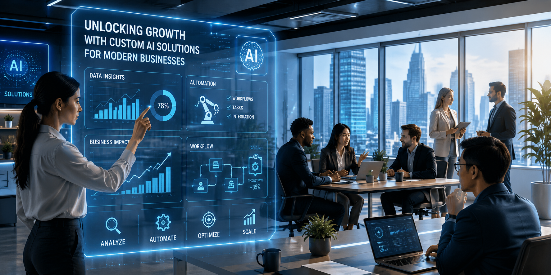 Unlocking Growth with Custom AI Solutions for Modern Businesses