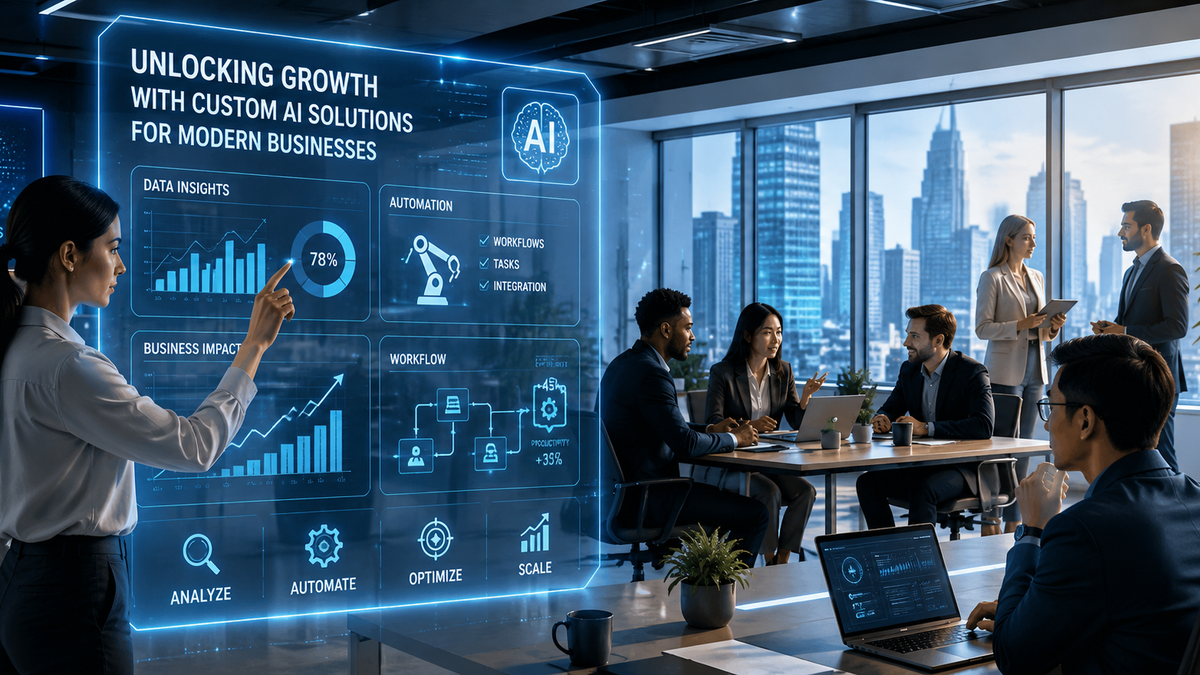 Unlocking Growth with Custom AI Solutions for Modern Businesses