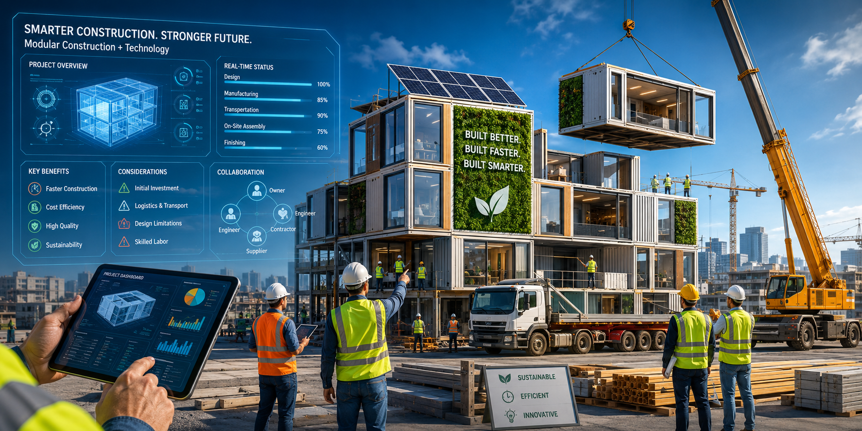 The Pros and Cons of Modular Construction—and How Technology Helps Manage the Process