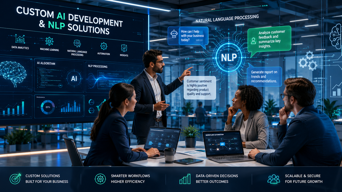 Custom AI Development and Natural Language Processing (NLP)