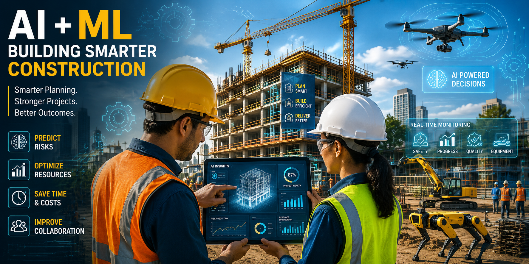 Artificial Intelligence and Machine Learning in Modern Construction