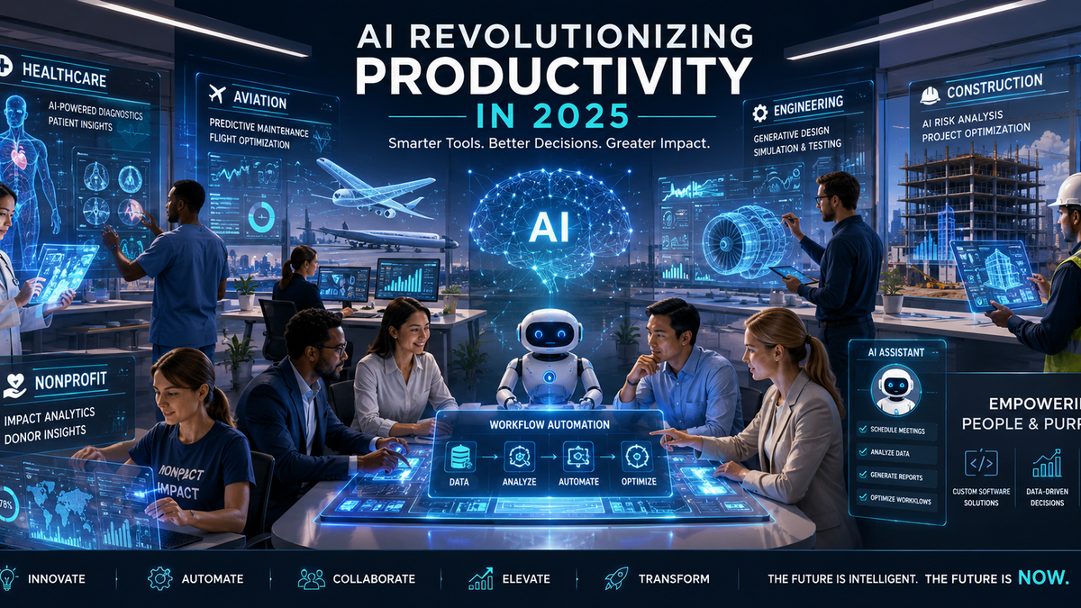 How AI is Revolutionizing Productivity in 2025