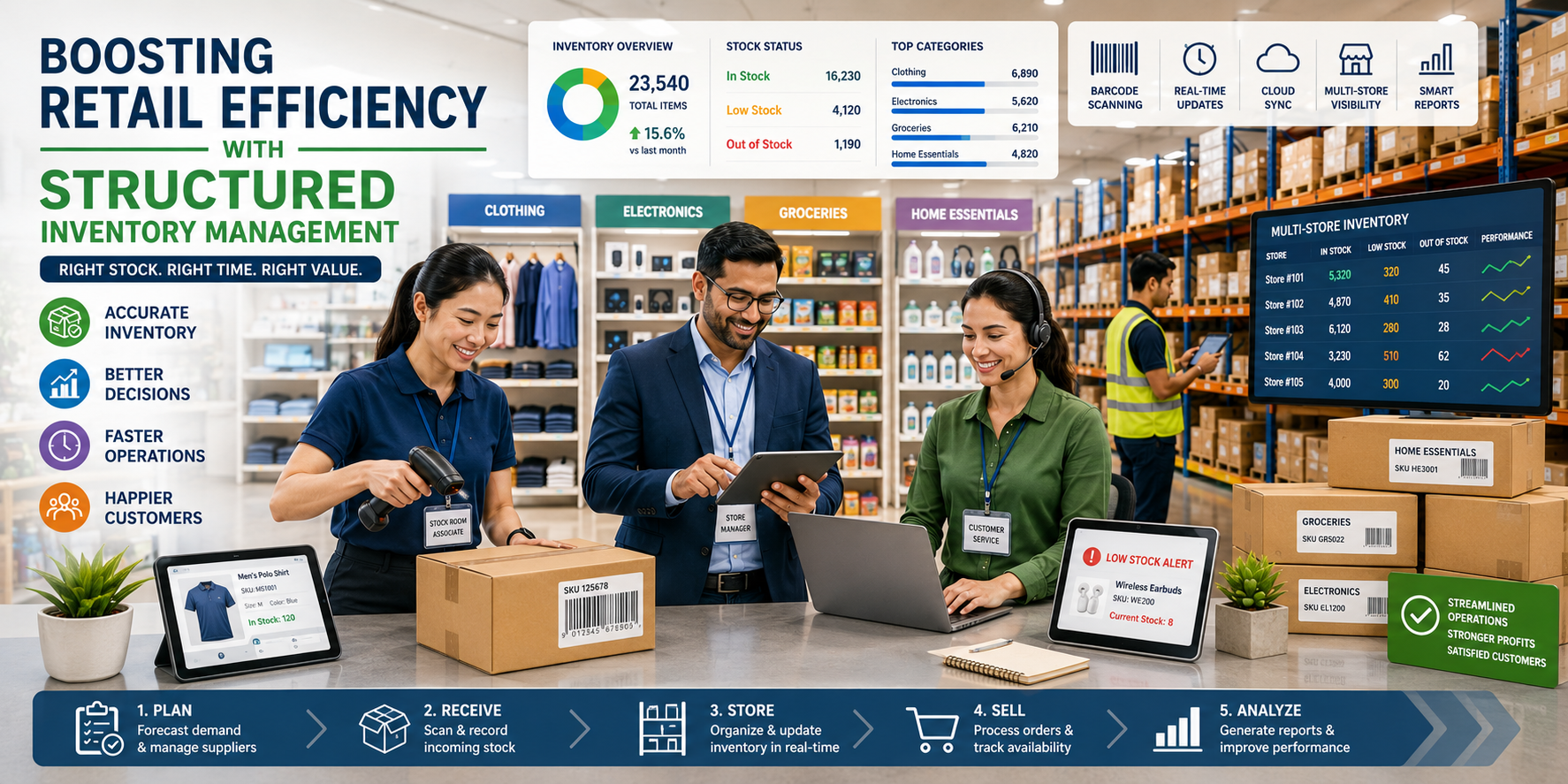 Boost Retail Efficiency with Structured Inventory Management
