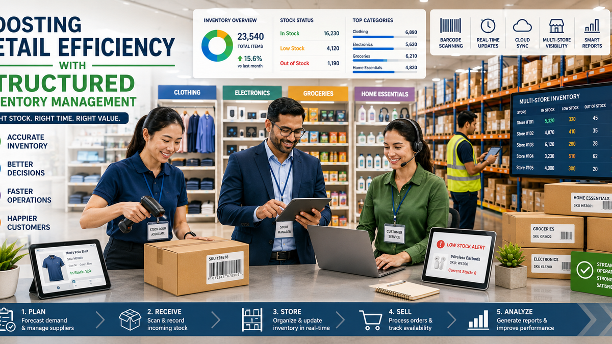 Boost Retail Efficiency with Structured Inventory Management